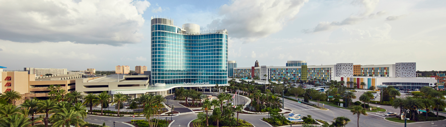 where is the aventura hotel located in universal studios